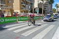 Lampre Merida Time Trial Cyclist Royalty Free Stock Photo