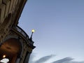 Lamps on the balcony