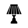 Lamps furniture light design electric vector illustration. Lamps decoration modern, classic bright bulb. Royalty Free Stock Photo