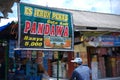 nameplate seller of squeezed orange juice, original PANDAWA sugar