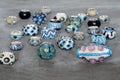 Lampwork beads Royalty Free Stock Photo