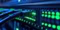 lan cables, ethernet network cables data connection in hub plug internet, Generative ai