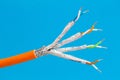 LAN CAT7A S/FTP Cable pairs