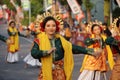 Lancang kuning dance from Riau at BEN Carnival.