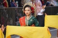 Lancang kuning dance from Riau at BEN Carnival.