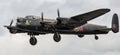 Lancaster Bomber plane Royalty Free Stock Photo