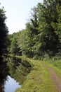 Lancaster canal and towpath, Deep Cutting