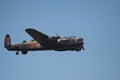 Lancaster in flight Royalty Free Stock Photo