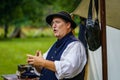 Civil War Reenactor Royalty Free Stock Photo