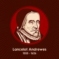 Lancelot Andrewes 1555 - 1626 was an English bishop and scholar, who held high positions in the Church of England Royalty Free Stock Photo