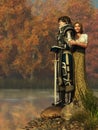 Lancelot And Guinevere Royalty Free Stock Photo