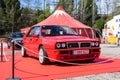 Lancia Delta HF Integrale EVO II in montjuic spirit Barcelona circuit car show