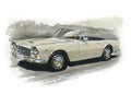 Lancia Flaminia GT 3C Royalty Free Stock Photo