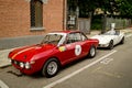 Lancia Fulvia CoupÃÂ¨ at Vernasca Silver Flag 2017 Royalty Free Stock Photo