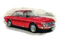 Lancia Fulvia Royalty Free Stock Photo