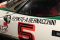 Lancia Stratos historic car at the automobile museum in Turin (Italy) Gianni Agnelli. Royalty Free Stock Photo