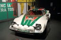 Lancia Stratos historic car at the automobile museum in Turin (Italy) Gianni Agnelli. Royalty Free Stock Photo