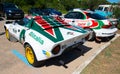 Lancia stratos livrea alitalia Poltu Quatu Classic Royalty Free Stock Photo