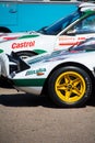 Lancia stratos livrea alitalia Poltu Quatu Classic Royalty Free Stock Photo