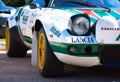 Lancia stratos livrea alitalia Poltu Quatu Classic Royalty Free Stock Photo