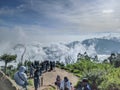 The land above the clouds in Dieng Peak National Park Wonosobo - Central Java Royalty Free Stock Photo