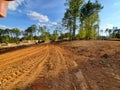 Land cleared ready for construction