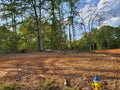 Land cleared ready for construction