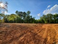 Land cleared ready for construction