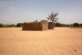 Land construction in a African village