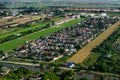 Land Development and Housing Aerial Photography Royalty Free Stock Photo