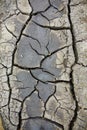 Land with dry and cracked ground. Desert Royalty Free Stock Photo