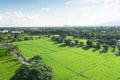 Land or landscape in aerial view. Royalty Free Stock Photo