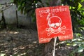 Land mines in Cambodia Royalty Free Stock Photo