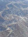 The land observation from the air after the snow