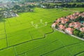 Land plot in aerial view