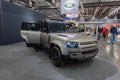 Land Rover Defender hybrid electric car..