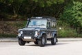 Land Rover Defender 2014 test drive Royalty Free Stock Photo