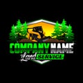 Land Service or Land Clearing Company Logo