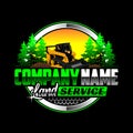 Land Service or Land Clearing Company Logo