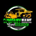 Land Service or Land Clearing Company Logo