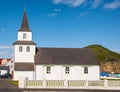 Landakirkja church on island of Heimaey in Vestmannaeyjar in Iceland