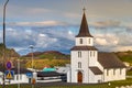 The Landakirkja - Landa Church in Vestmannaeyjar, Heimaey, Westman Island, Iceland