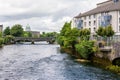 Landascapes of Ireland. Galway city and Corrib river