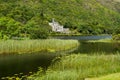 Landascapes of Ireland. Kylemore abbey, Connemara in Galway county