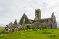 Landascapes of Ireland. Ruins of Friary of Ross in Galway county