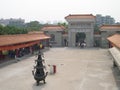 the landcape of Fangcun Wong Tai Sin Temple 1 Oct 2004 Royalty Free Stock Photo