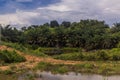 Landcape near Niah on Borneo island, Malays Royalty Free Stock Photo