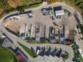 Landfill site, a pile of junk, unsorted waste materials