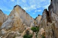 Landforms of weathering granite in Fujian, China Royalty Free Stock Photo