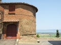 Landi Palace. Panicale. Umbria. Royalty Free Stock Photo